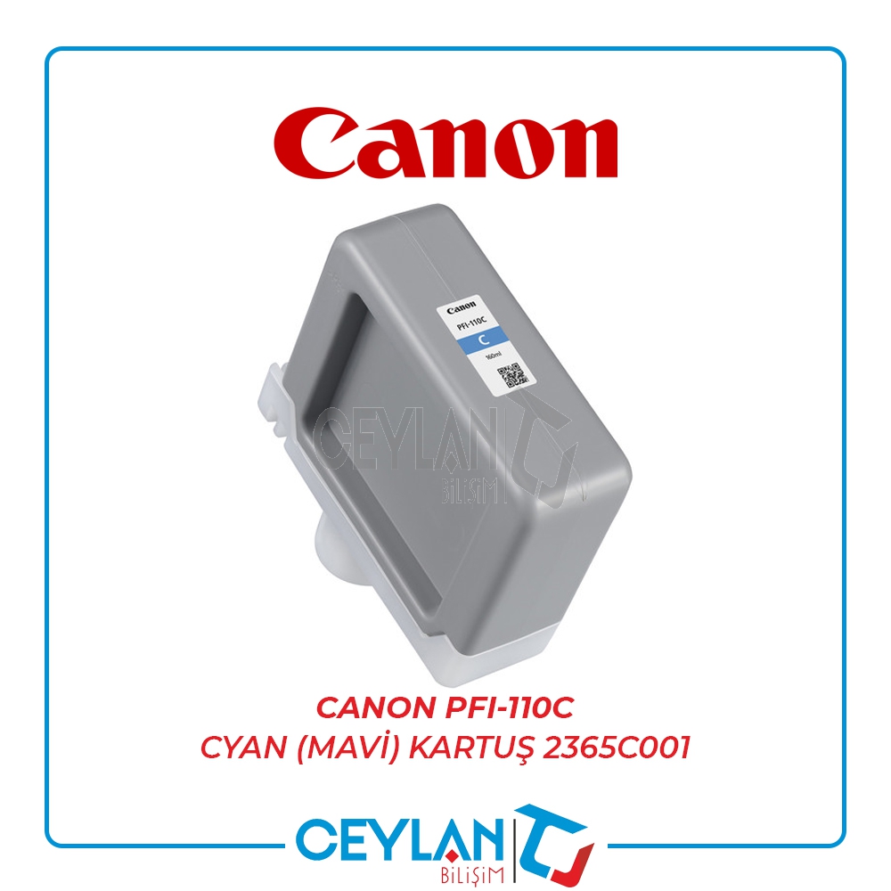 CANON  PFI-110C CYAN (MAVİ) KARTUŞ  2365C001