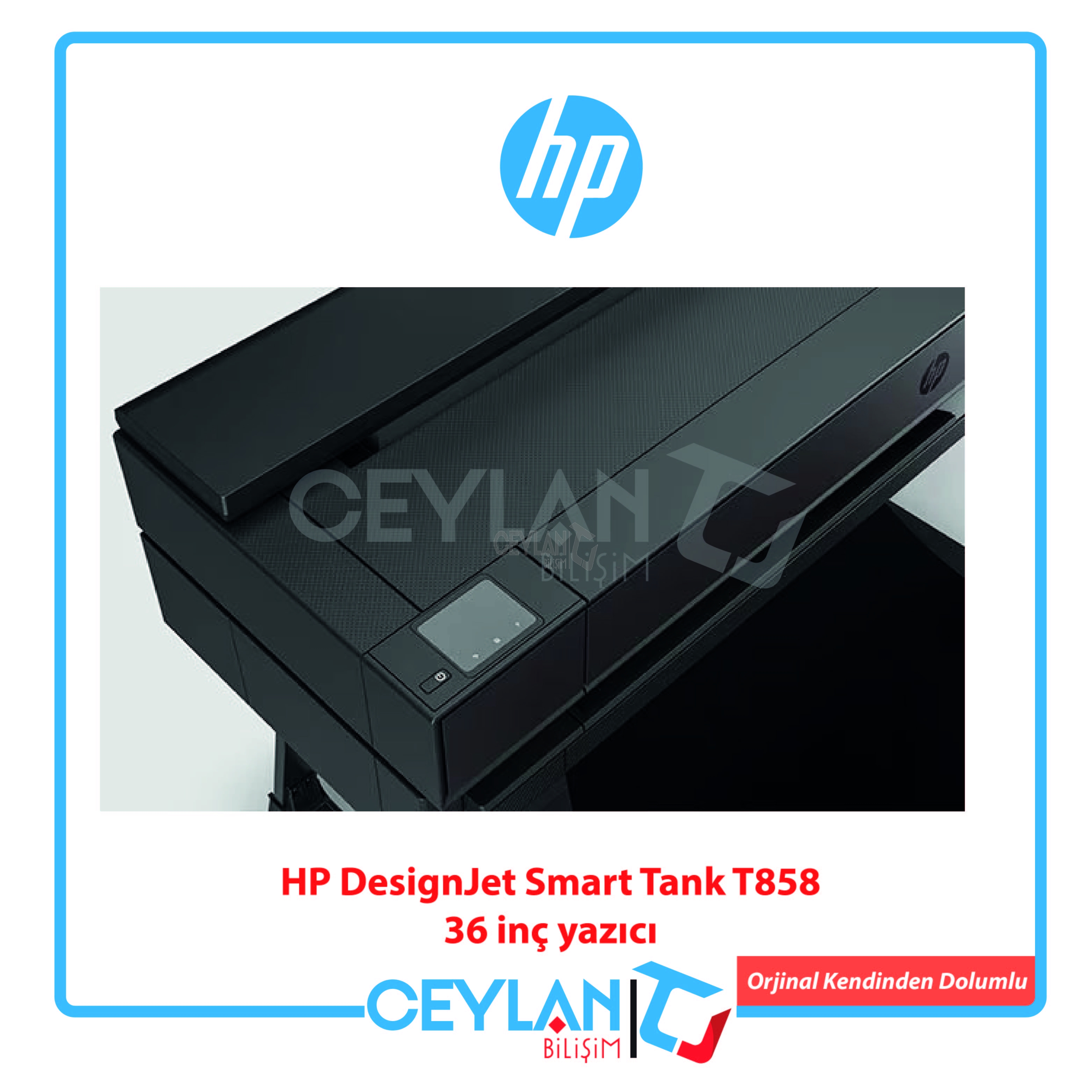 HP DesignJet Smart Tank T858 36 inç yazıcı