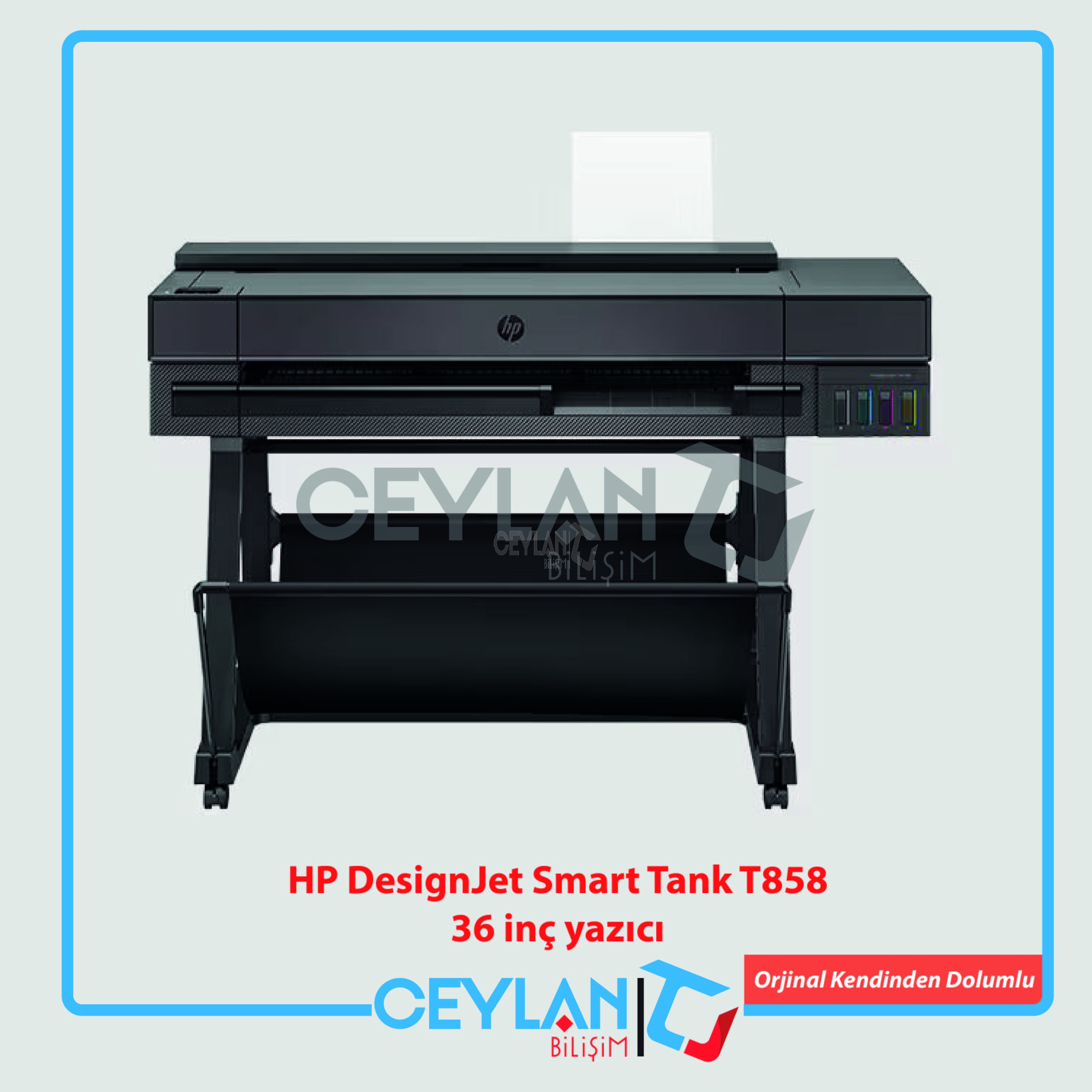 HP DesignJet Smart Tank T858 36 inç yazıcı