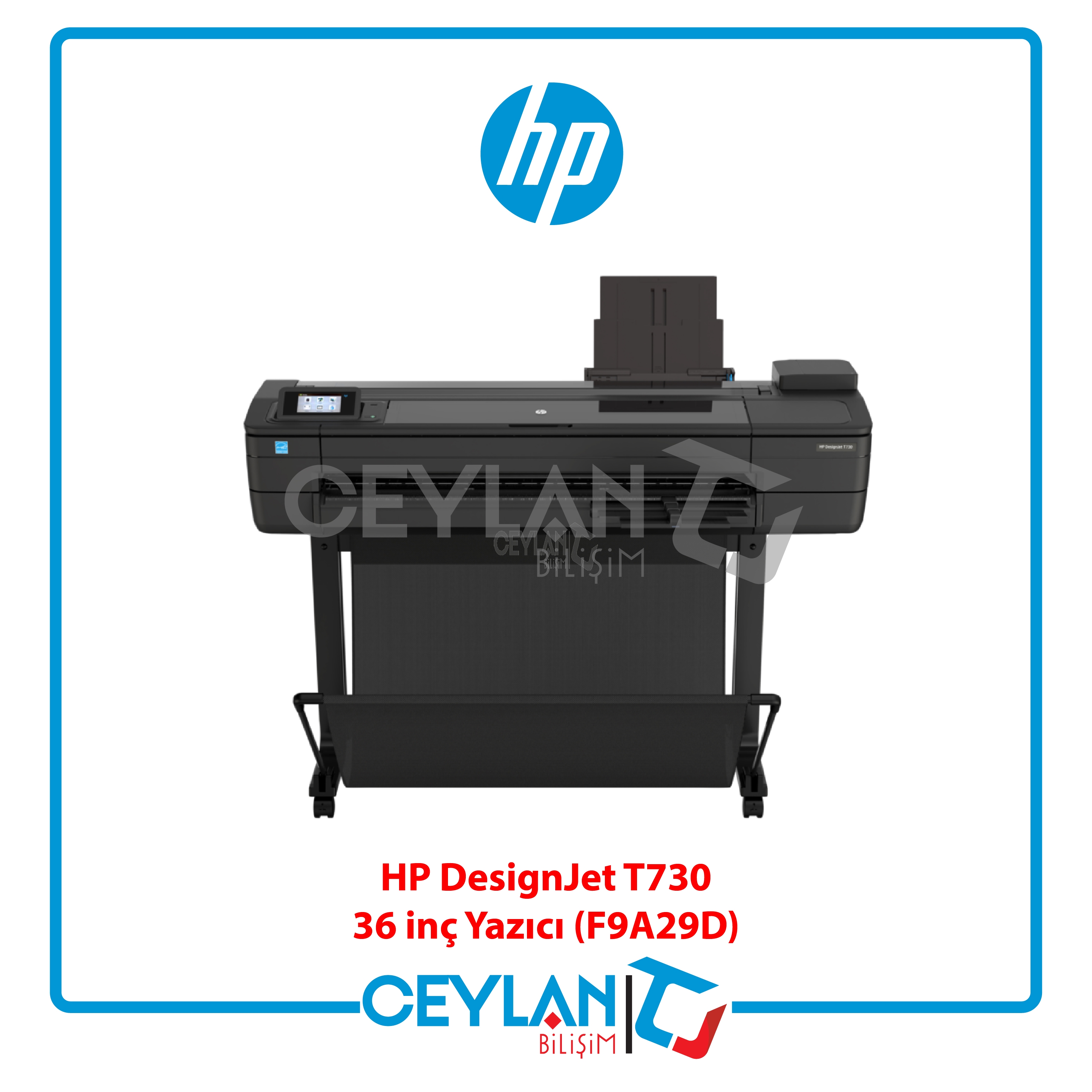 HP F9A29D DESIGNJET T730 36 INC 914MM A1 YAZICI