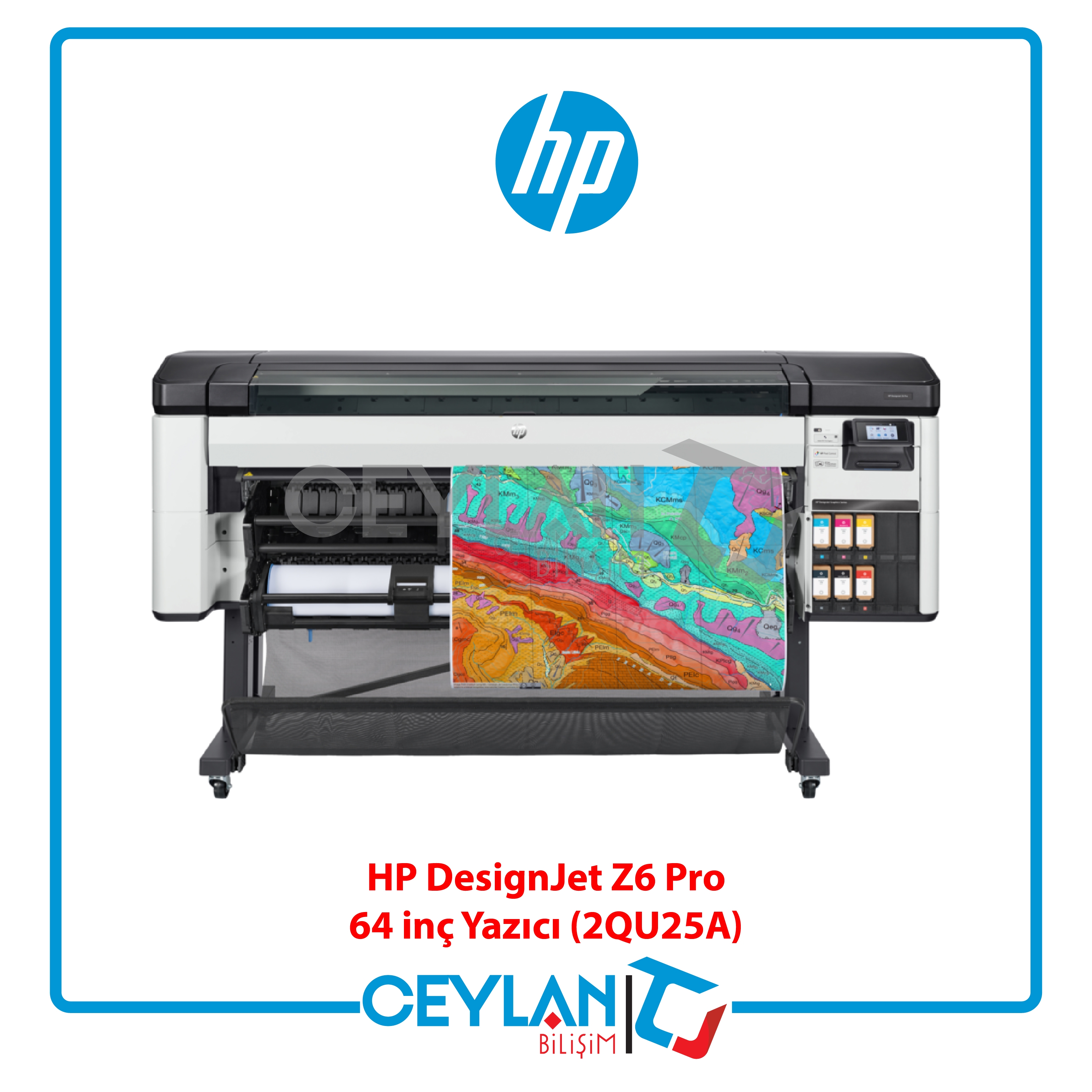 HP DesignJet Z6 Pro 64 inç Yazıcı (2QU25A)