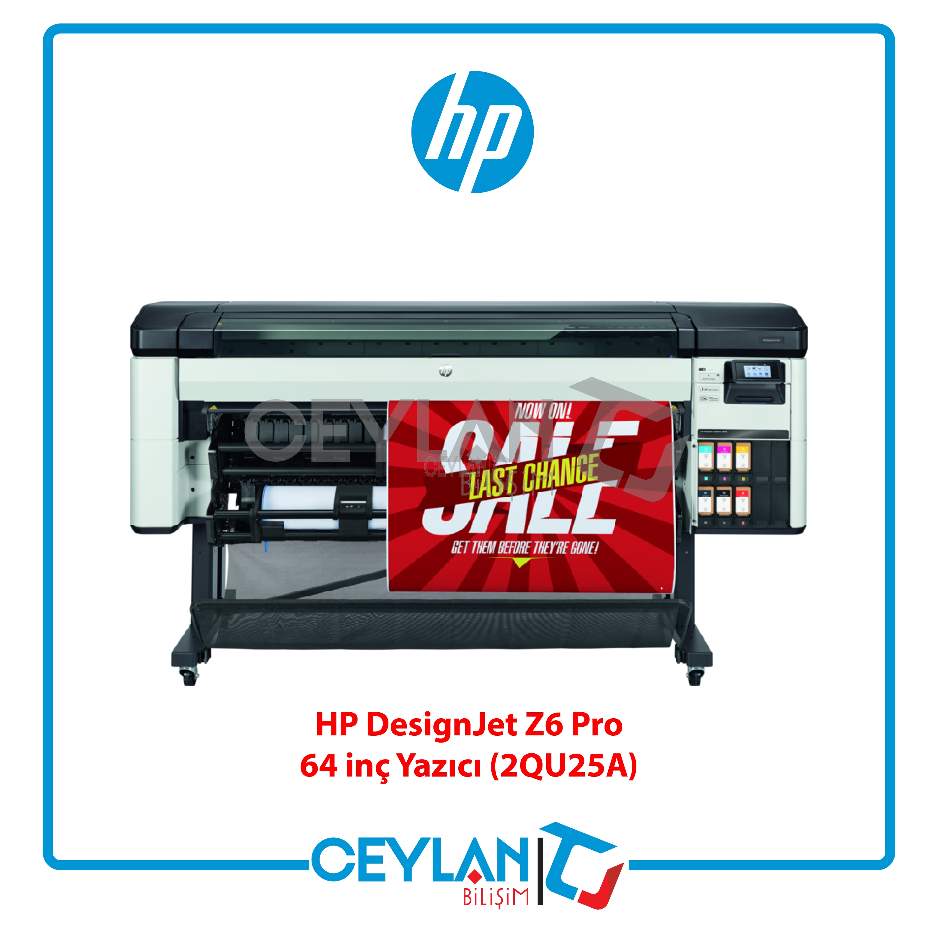 HP DesignJet Z6 Pro 64 inç Yazıcı (2QU25A)