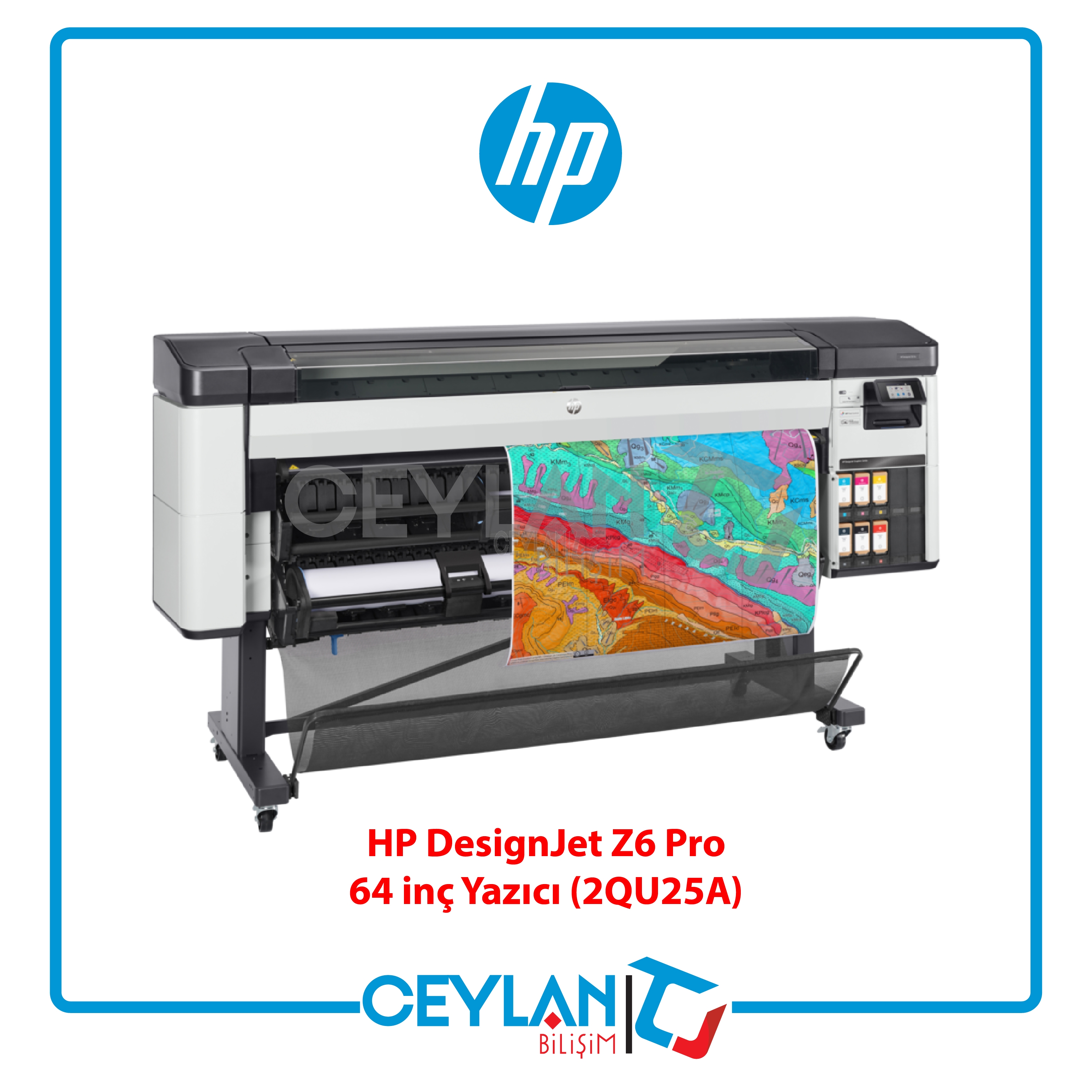 HP DesignJet Z6 Pro 64 inç Yazıcı (2QU25A)