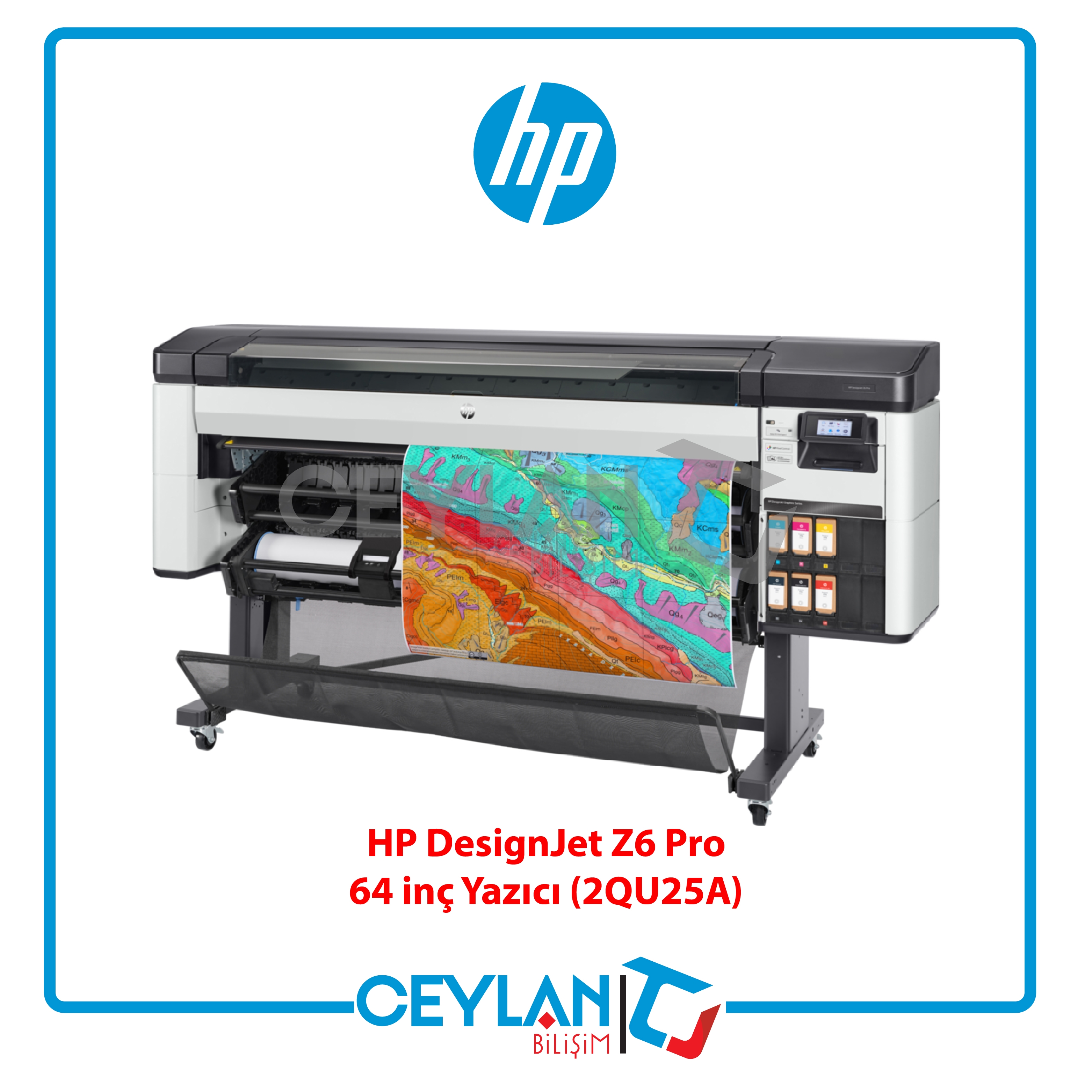 HP DesignJet Z6 Pro 64 inç Yazıcı (2QU25A)