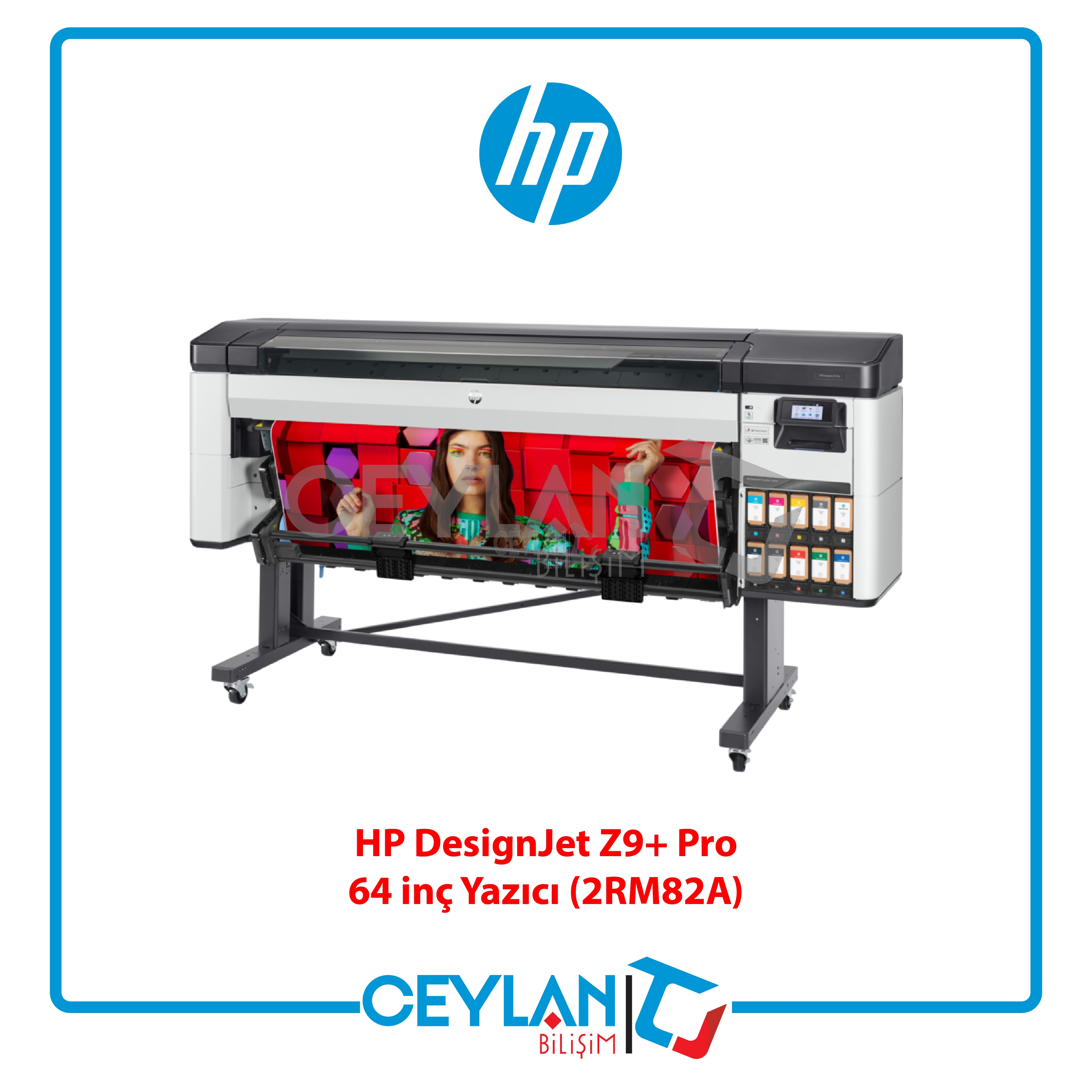 HP 2RM82A DESİGNJET Z9 + Pro 64 İnç Yazıcı