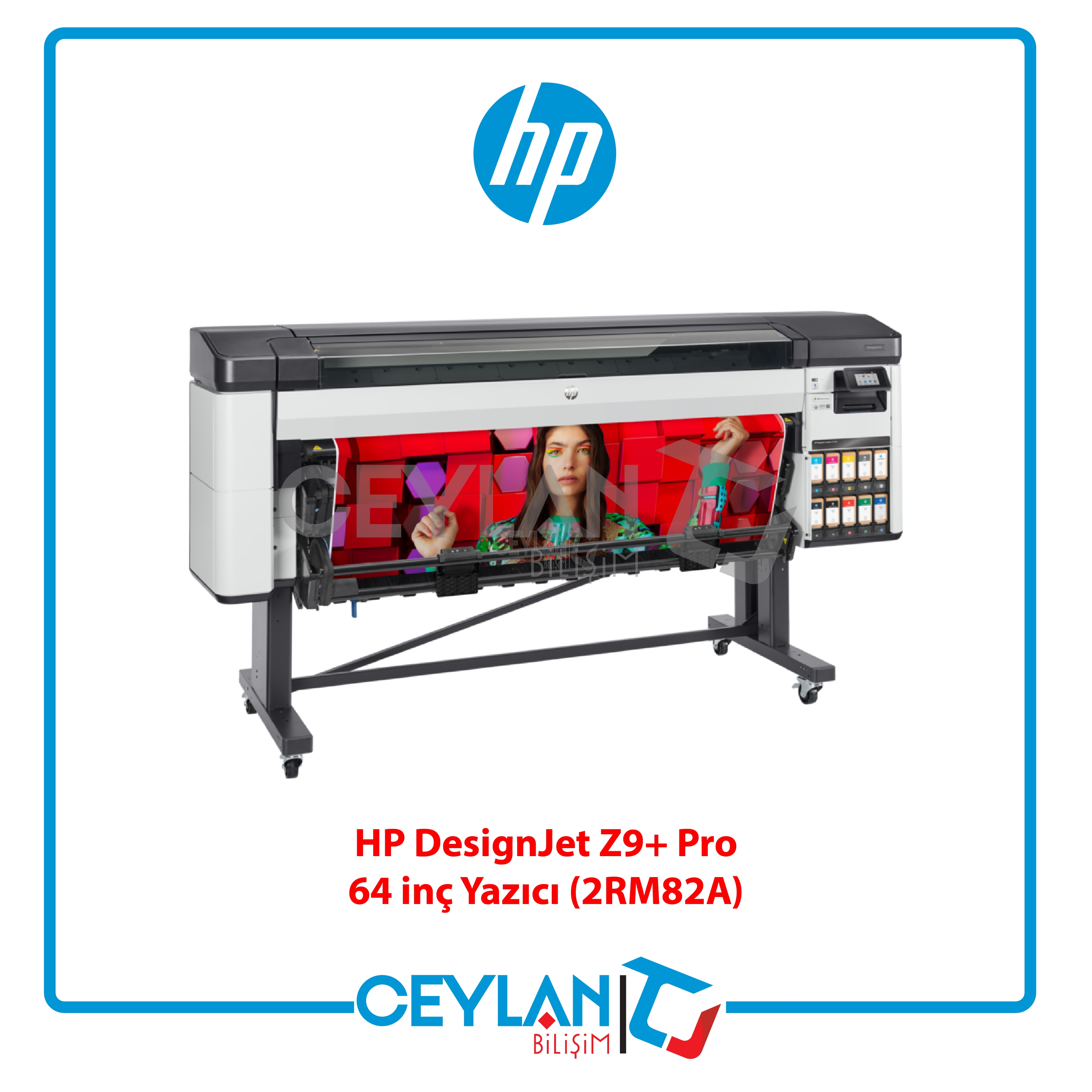 HP 2RM82A DESİGNJET Z9 + Pro 64 İnç Yazıcı