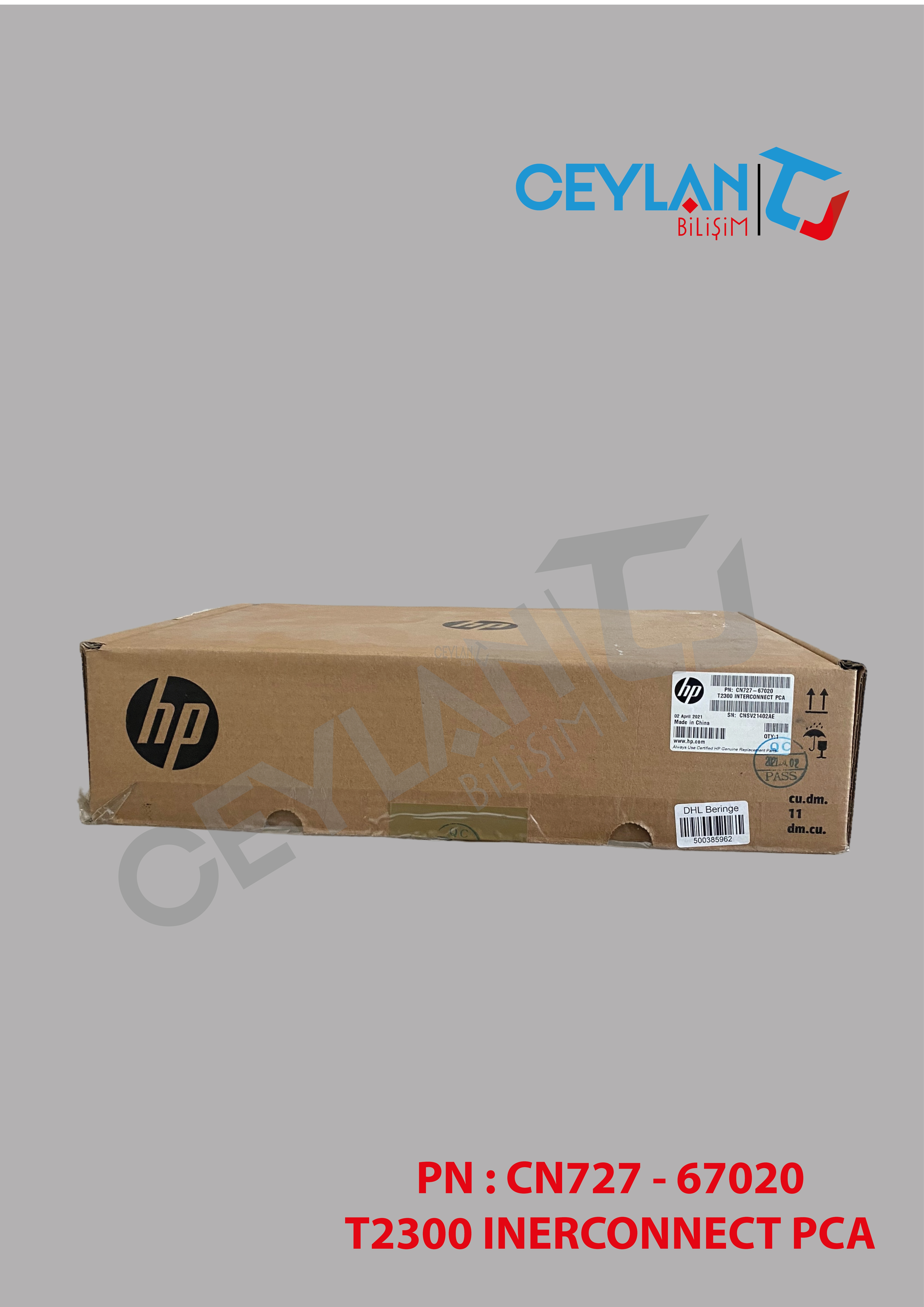 HP T790, T1300, T2300, Z5400 Interconnect PCA CN727-67020