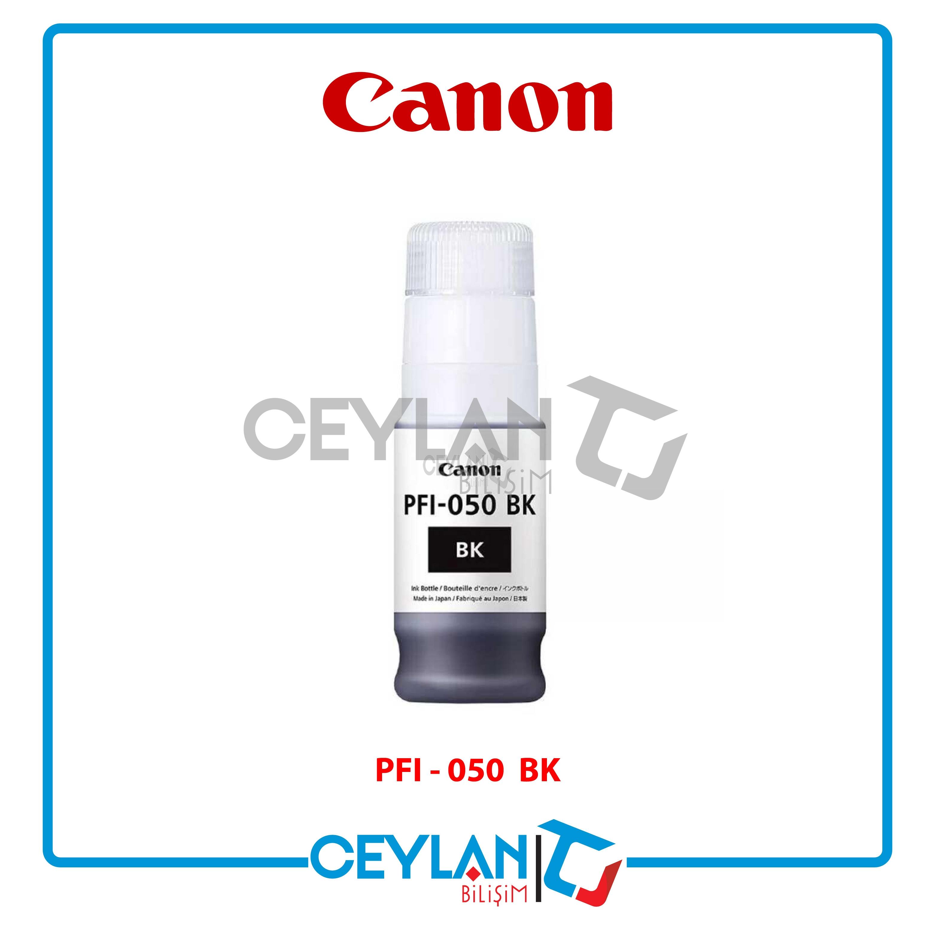 Canon PFI-050 BK Siyah Orijinal Mürekkep