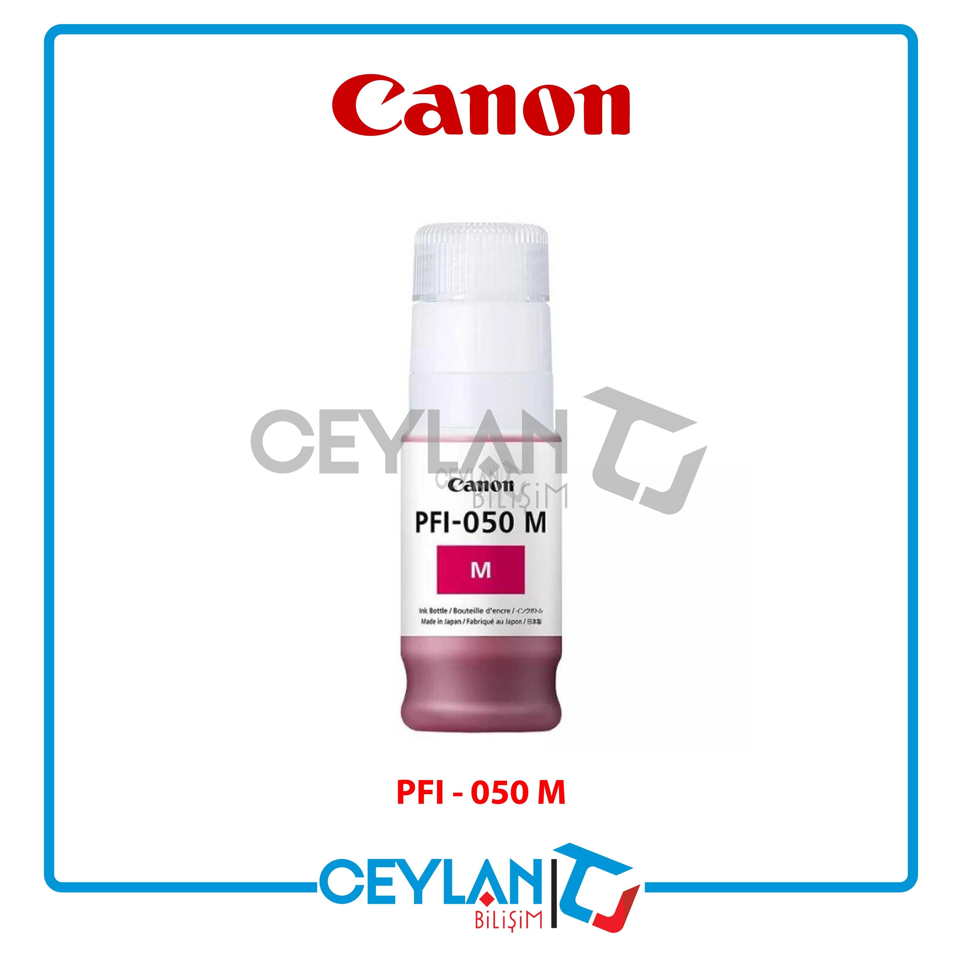 Canon PFI-050 M Kırmızı Orijinal Mürekkep