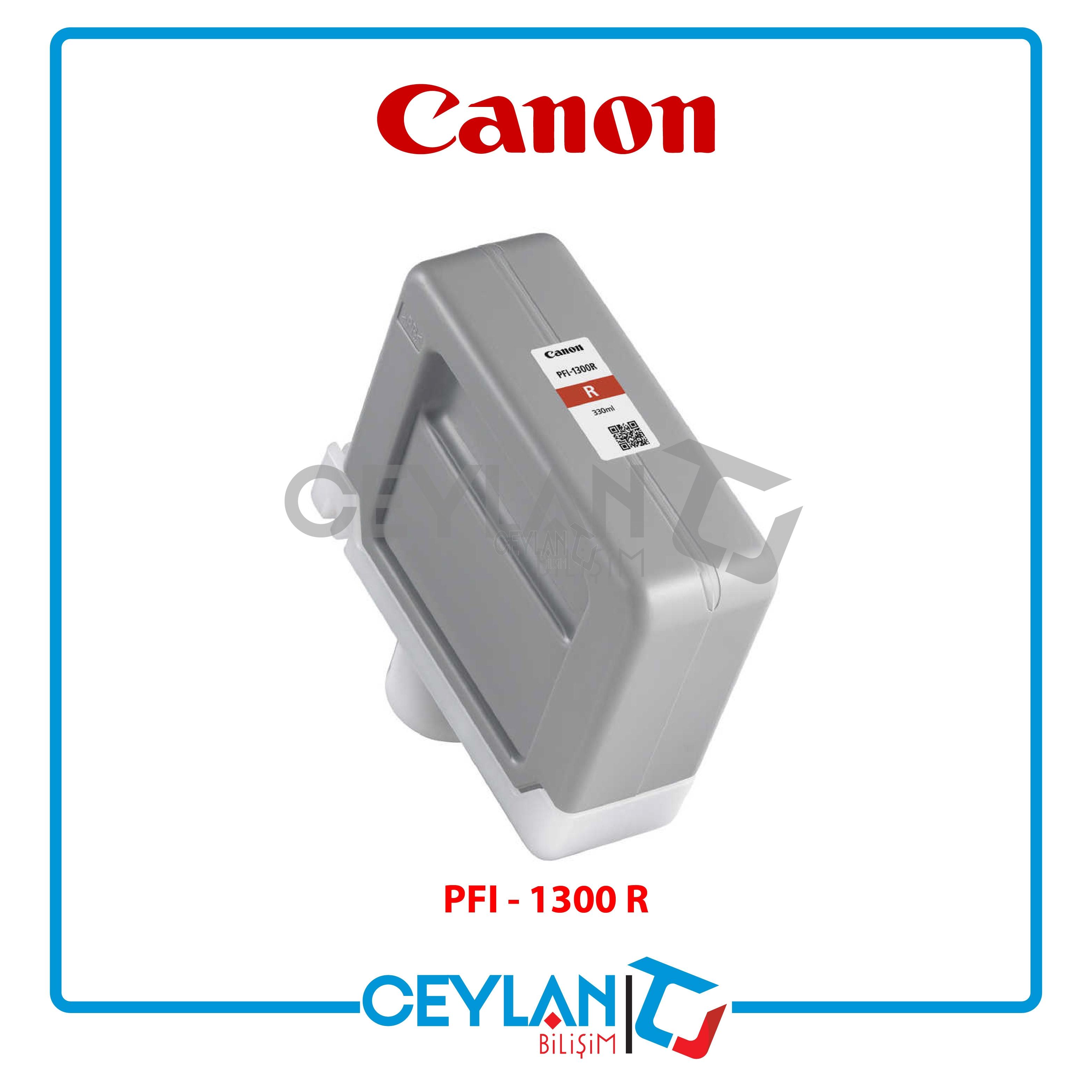 Canon PFI-1300R (0819C001) Red Orijinal Mürekkep Kartuş 330 ml