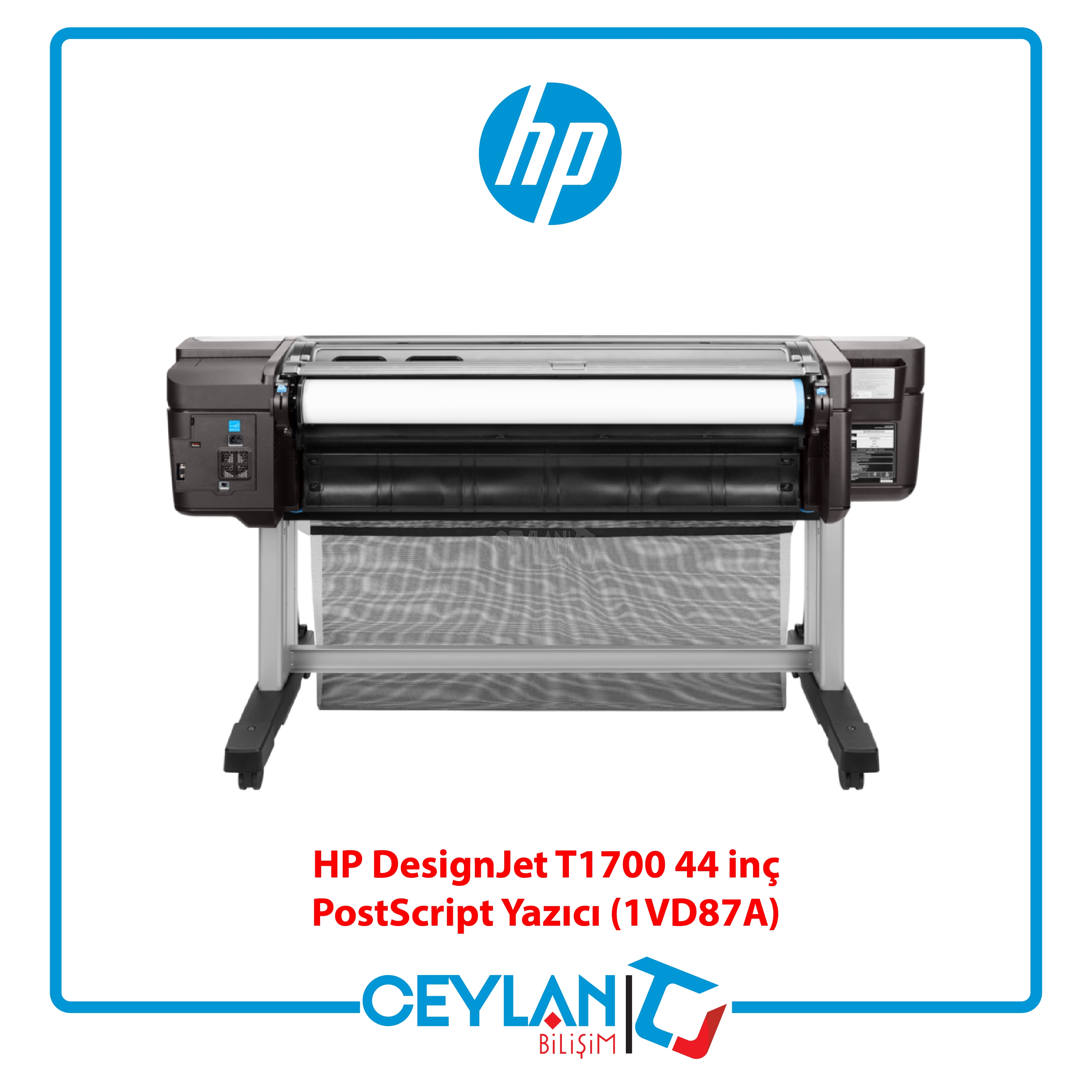 HP 1VD87A DESIGNJET T1700 44 INC PostScript YAZICI