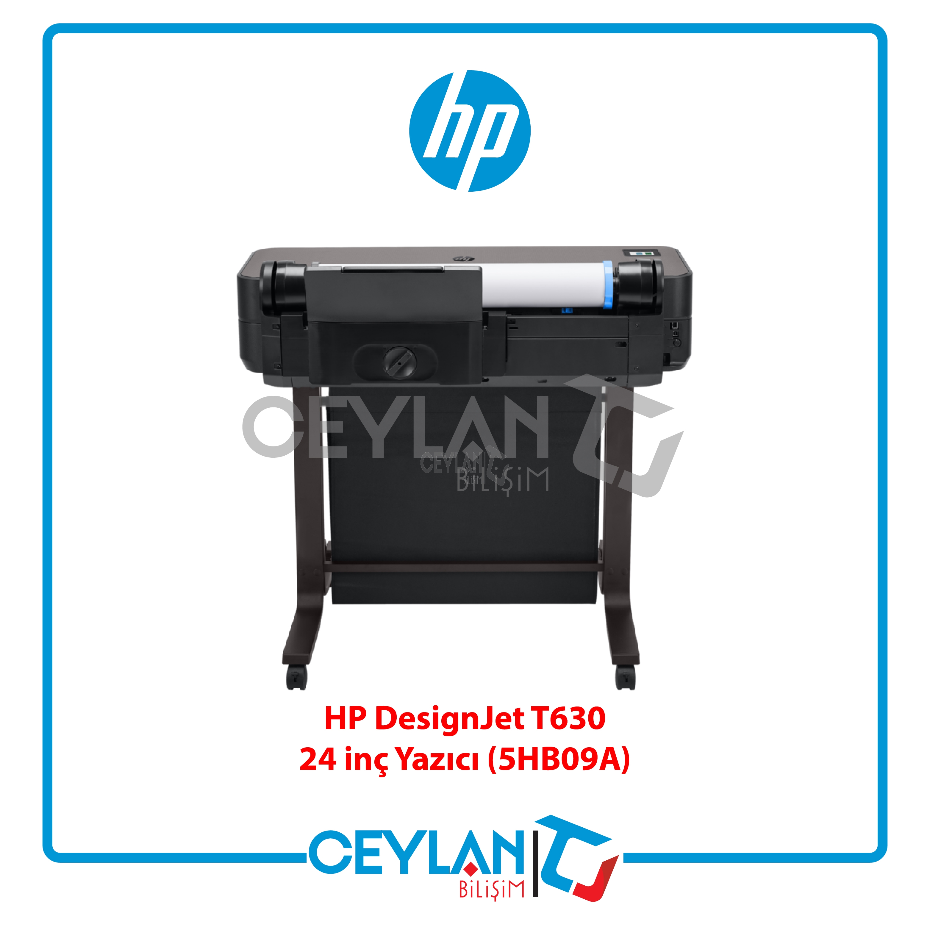 HP 5HB09A DESIGNJET T630 24 INC 610MM A1 E-YAZICI