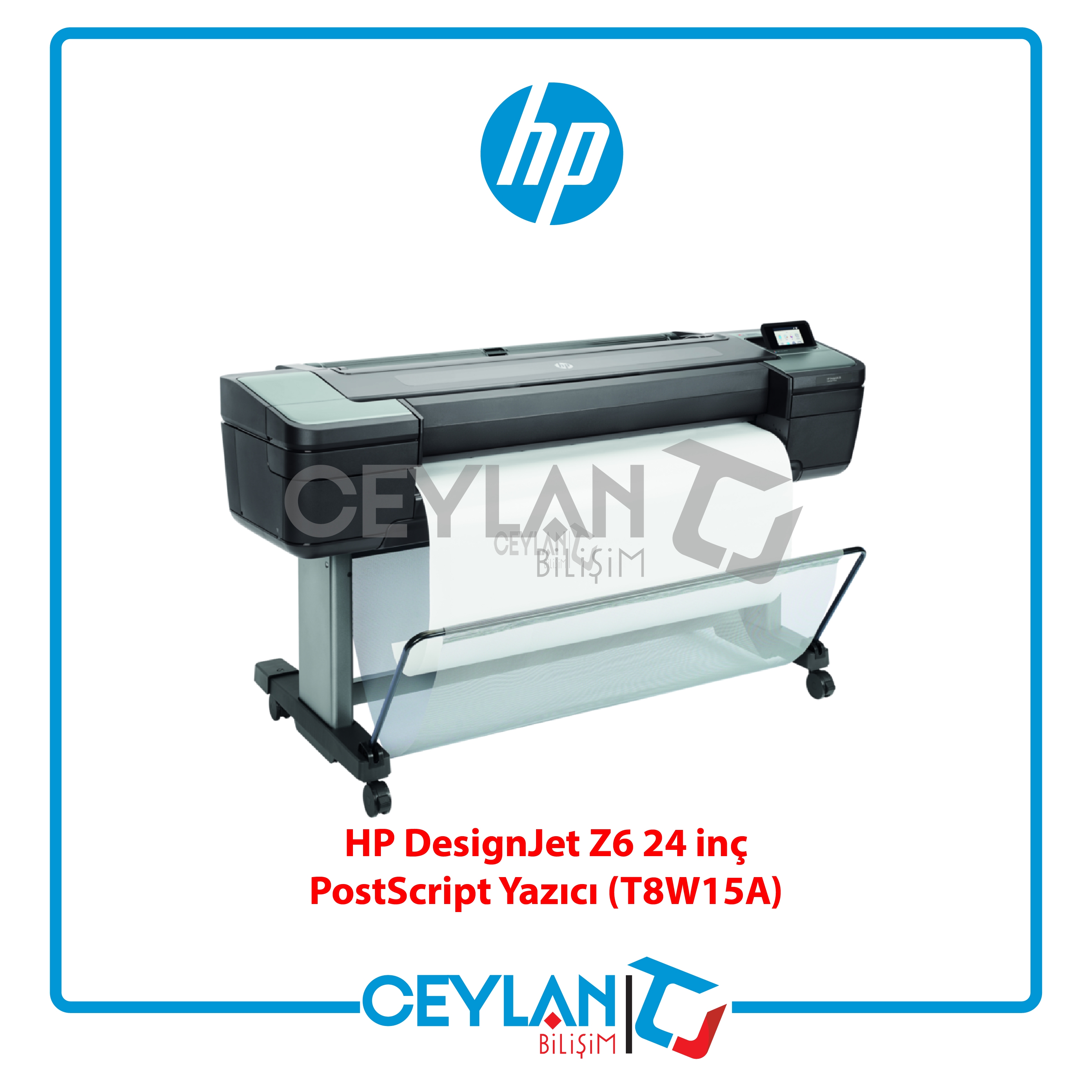 HP T8W15A DESIGNJET Z6 24INC POSTSCRIPT YAZICI