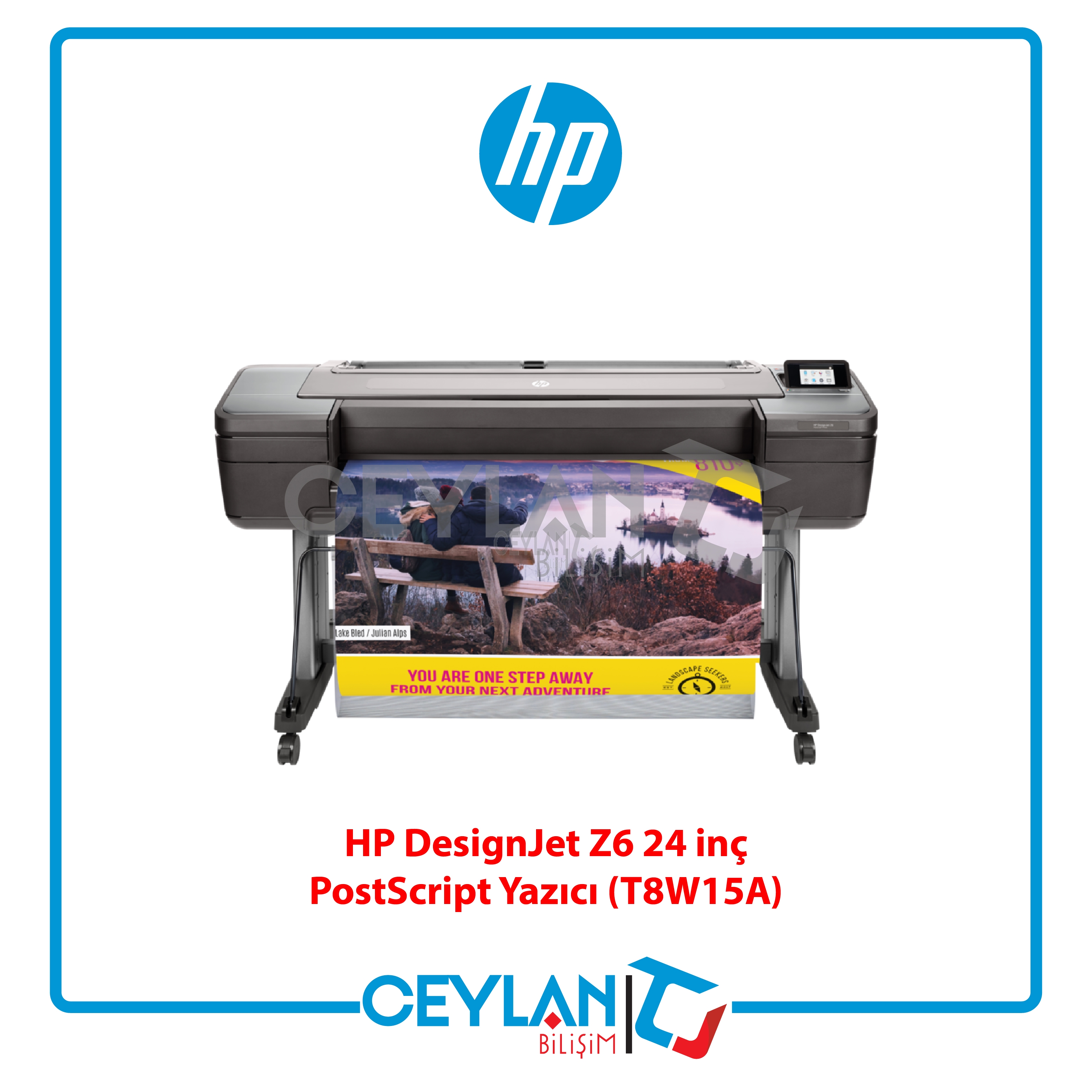 HP T8W15A DESIGNJET Z6 24INC POSTSCRIPT YAZICI