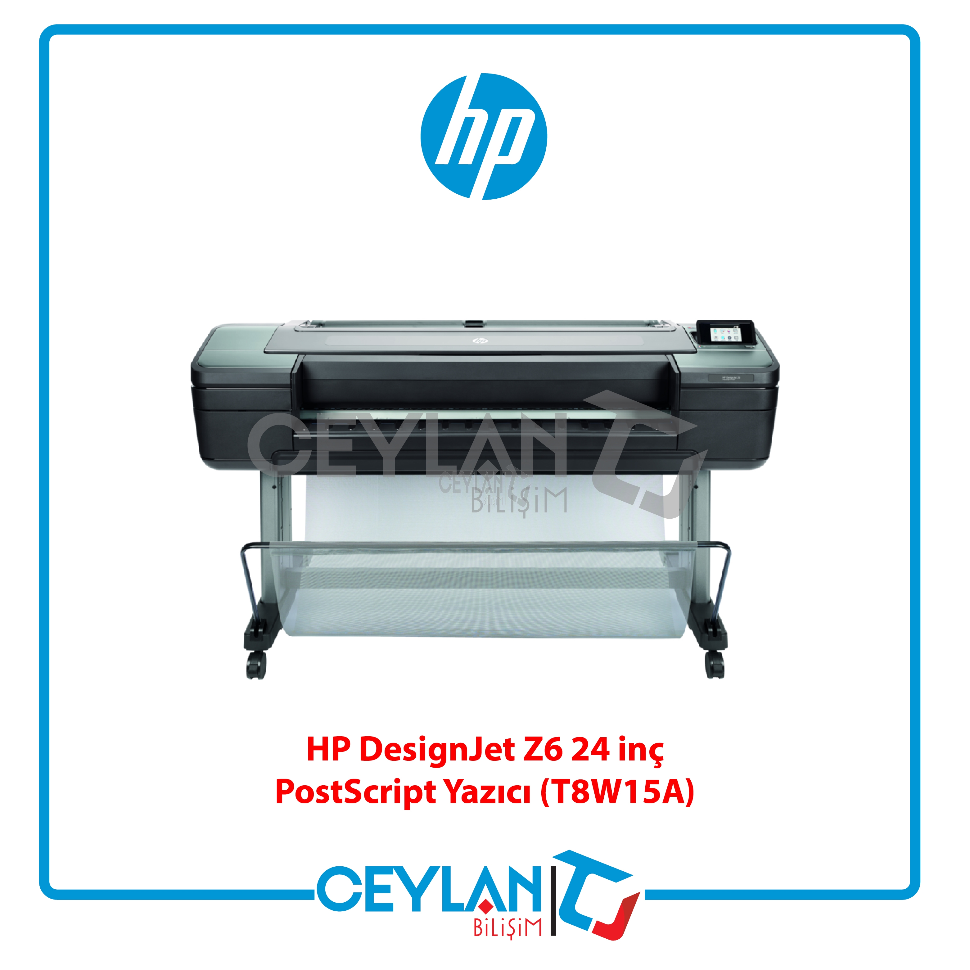 HP T8W15A DESIGNJET Z6 24INC POSTSCRIPT YAZICI