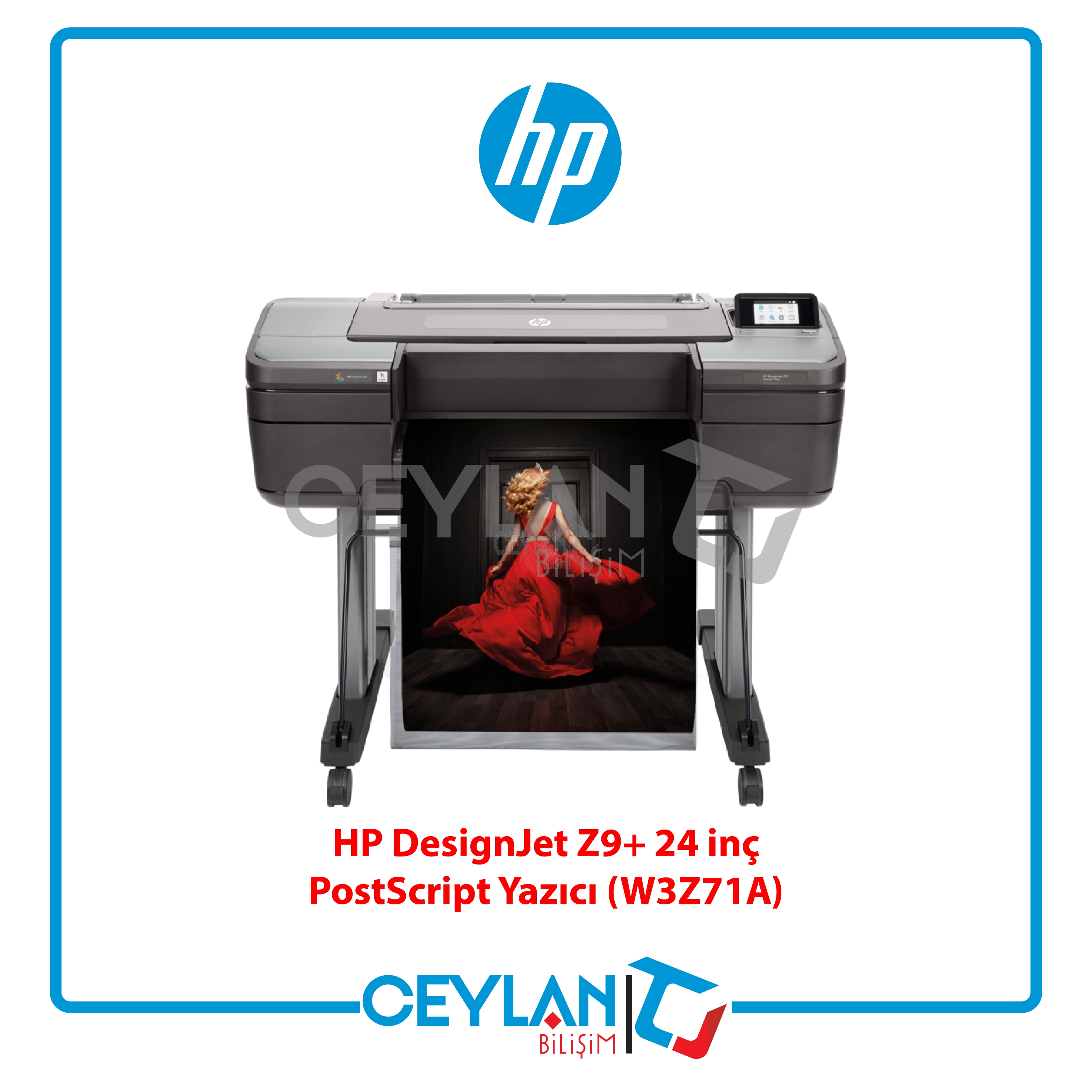 HP W3Z71A DESIGNJET Z9+  24 INC POSTSCRIPT 