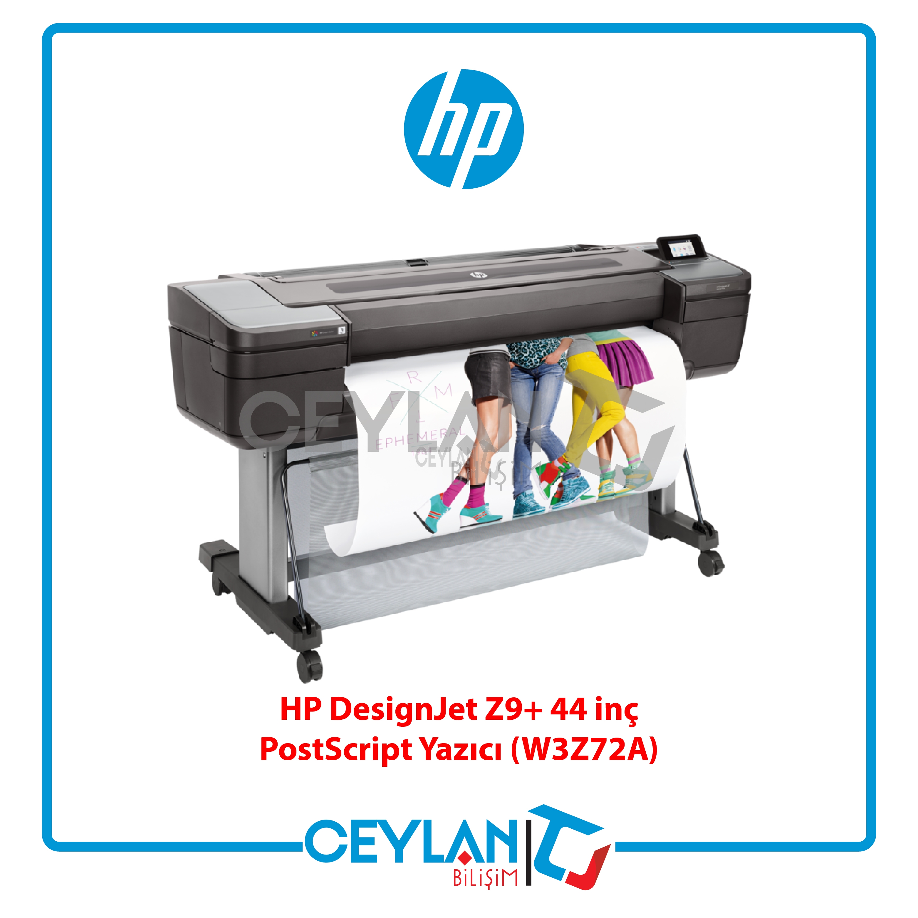 HP W3Z72A DESIGNJET Z9+ 44 INC POSTSCRIPT YAZICI