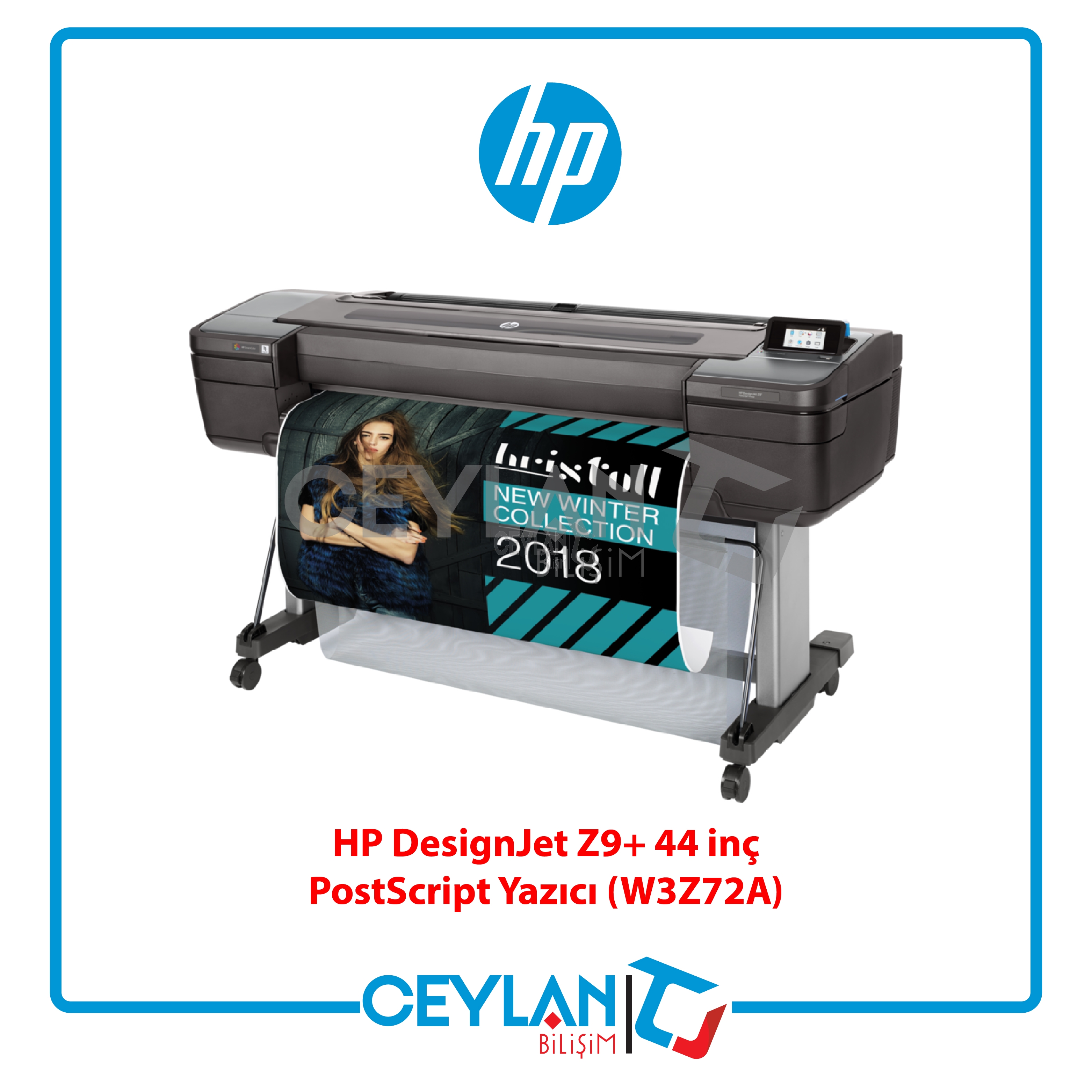 HP W3Z72A DESIGNJET Z9+ 44 INC POSTSCRIPT YAZICI