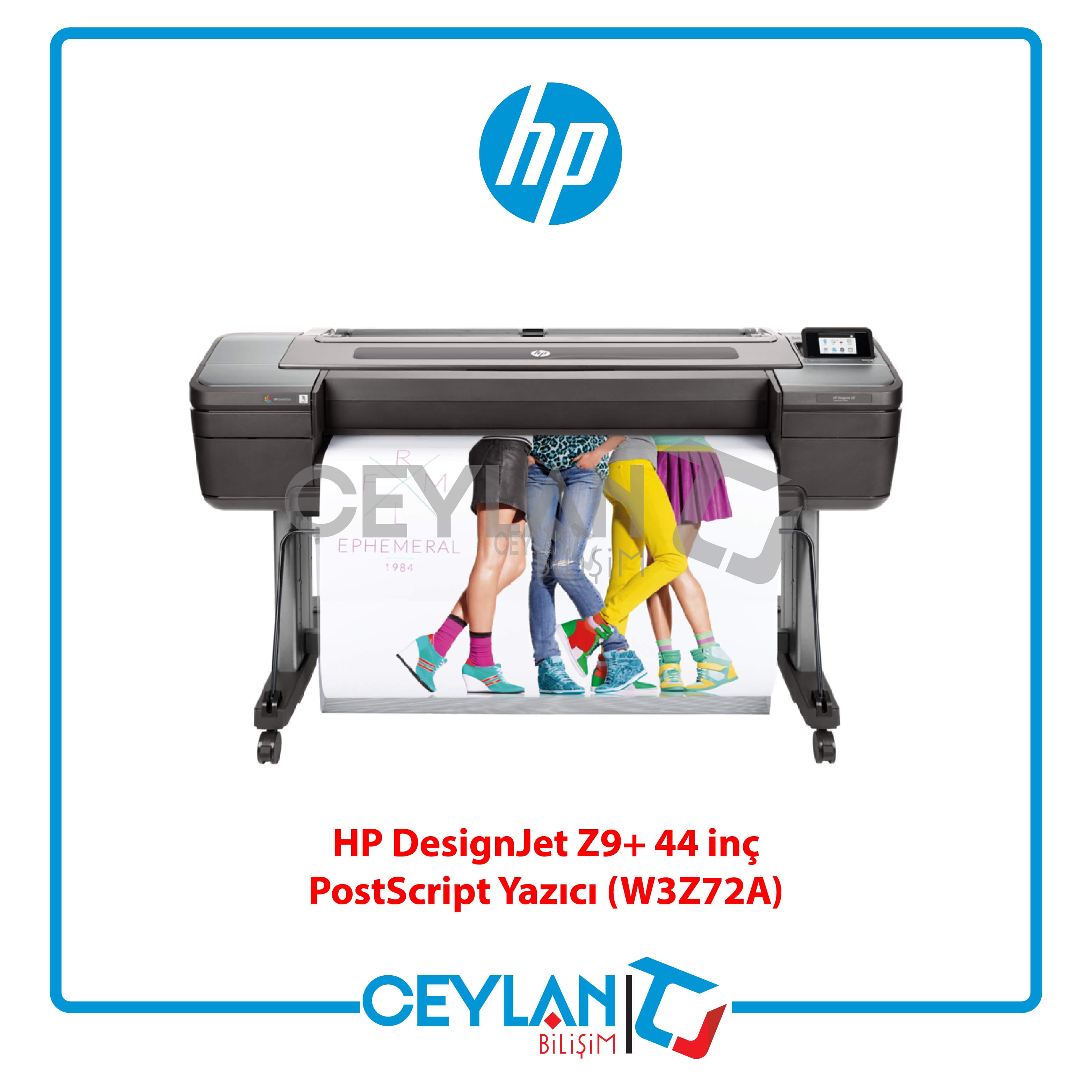 HP W3Z72A DESIGNJET Z9+ 44 INC POSTSCRIPT YAZICI