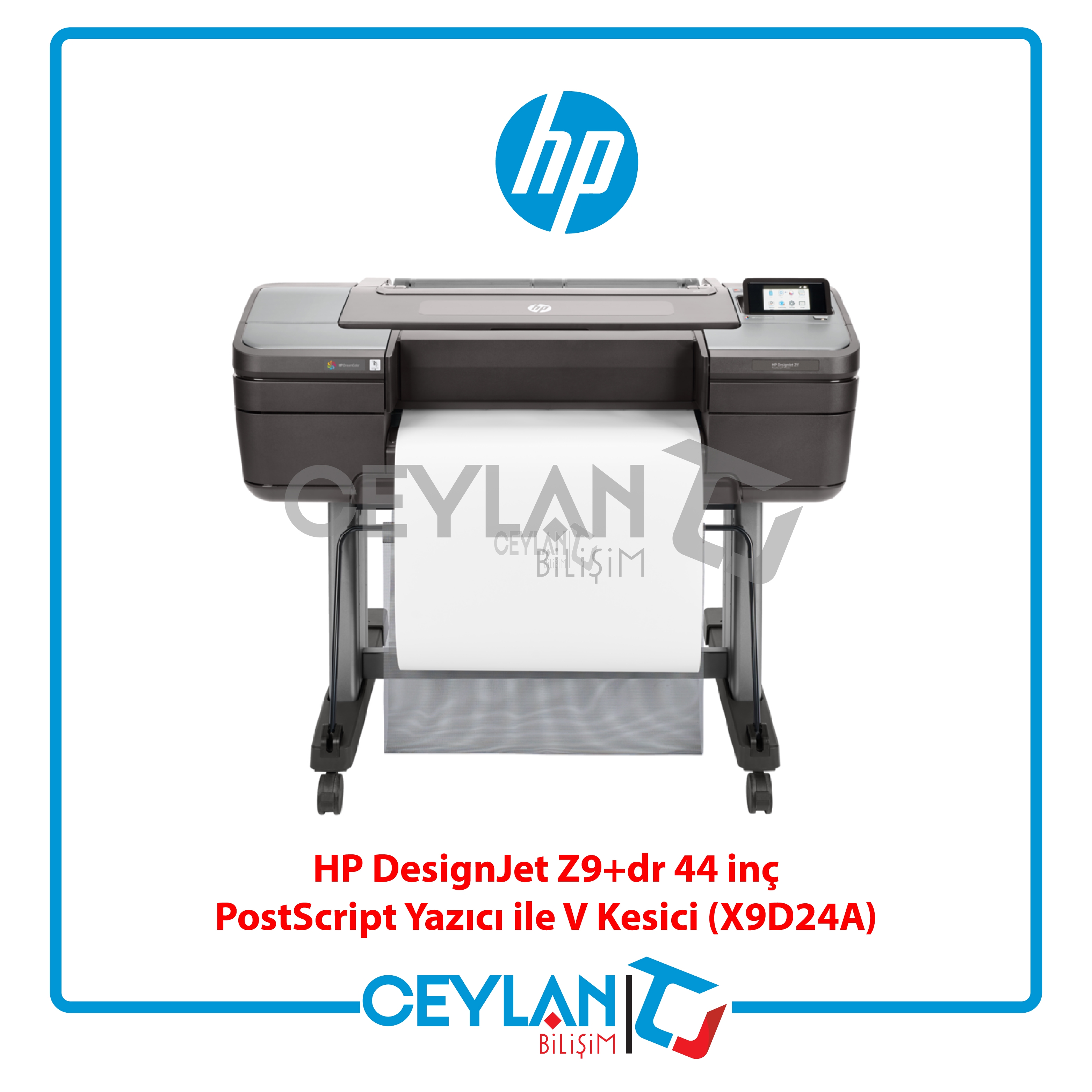 HP X9D24A DESIGNJET Z9+dr 44 INC POSTSCRIPT YAZICI V-TRIMMER