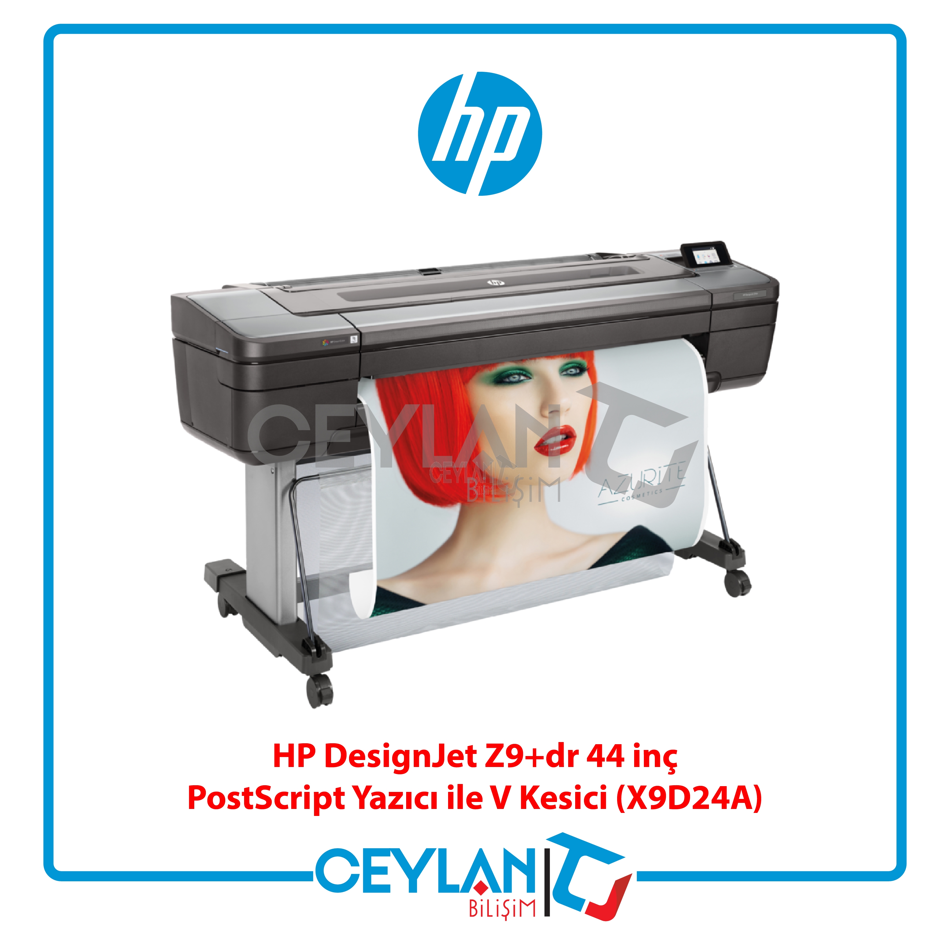 HP X9D24A DESIGNJET Z9+dr 44 INC POSTSCRIPT YAZICI V-TRIMMER