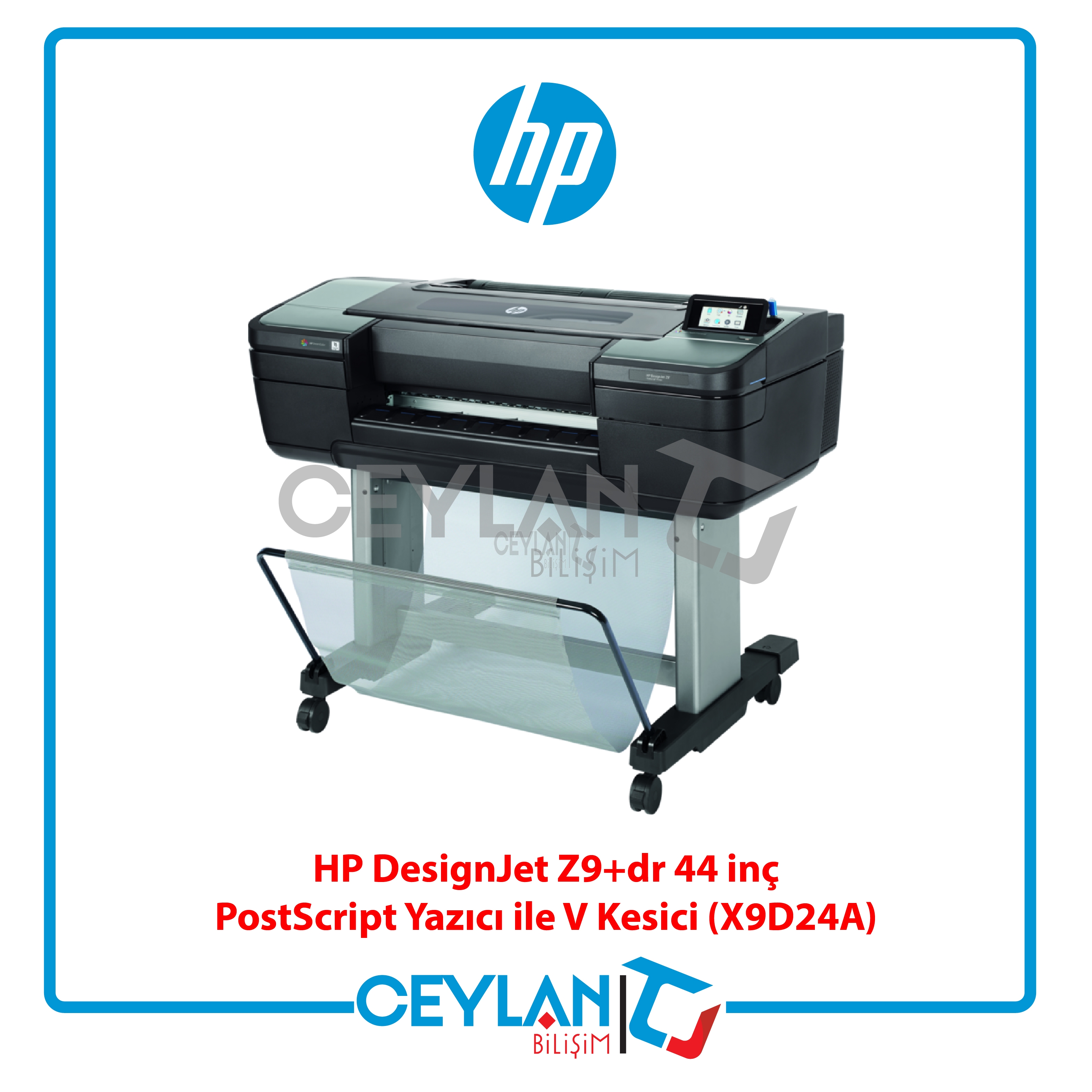 HP X9D24A DESIGNJET Z9+dr 44 INC POSTSCRIPT YAZICI V-TRIMMER